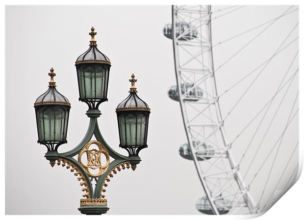 London Eye Print by Will Black