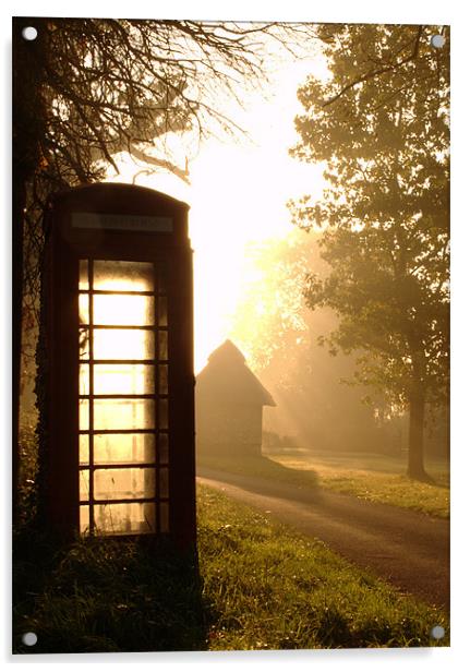 Misty Morning 2 Acrylic by Paul Holman Photography