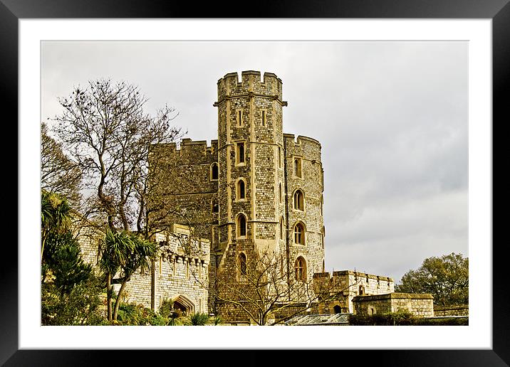 Windsor Castle Framed Mounted Print by Tom Styles