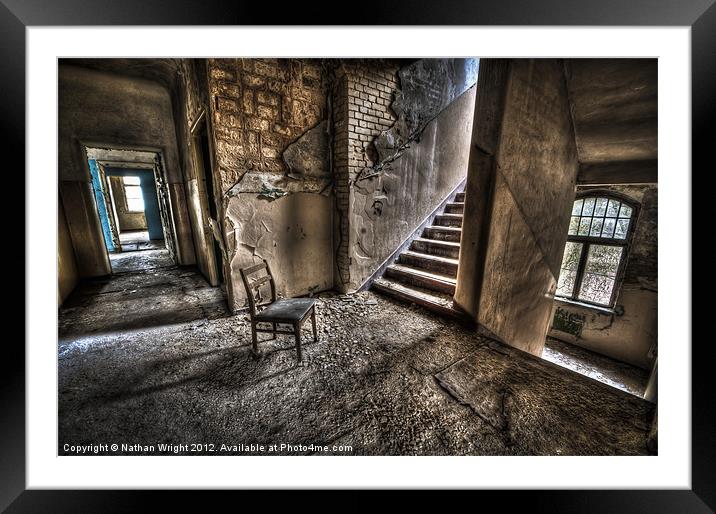Middle floor seating Framed Mounted Print by Nathan Wright