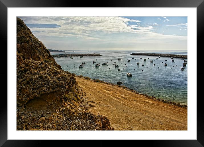 Albufeira Portugal Framed Mounted Print by Dave Wilkinson North Devon Ph