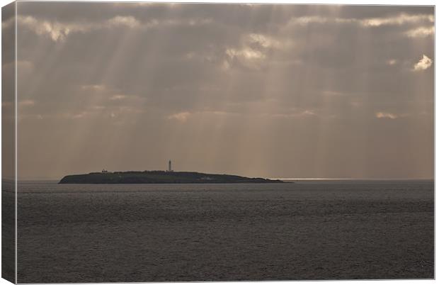 Flat Holm Canvas Print by Steve Purnell