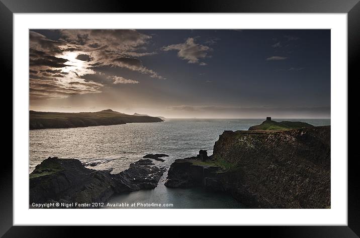 Aberieddy Bay Framed Mounted Print by Creative Photography Wales