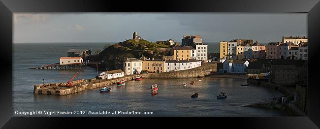 Tenby Harbour Framed Print by Creative Photography Wales