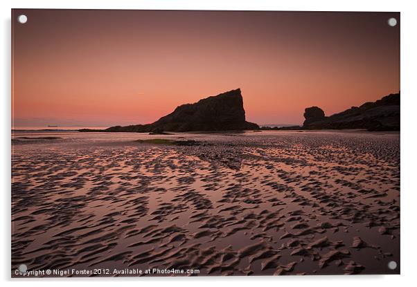 The Rock Broadhaven Acrylic by Creative Photography Wales