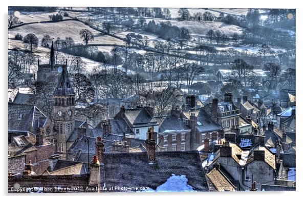 Wirksworth Acrylic by Alison Streets