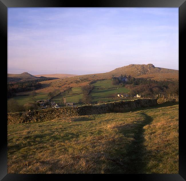 Sheepstor, Dartmoor, Devon Framed Print by Simon Armstrong