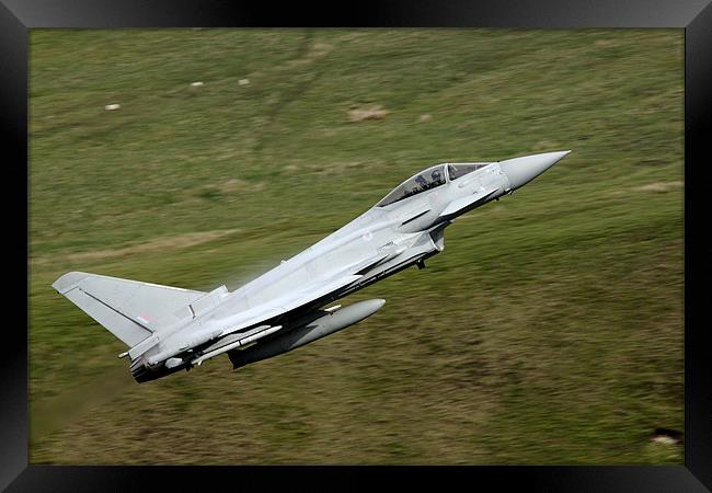 Eurofighter Typhoon Framed Print by peter lewis