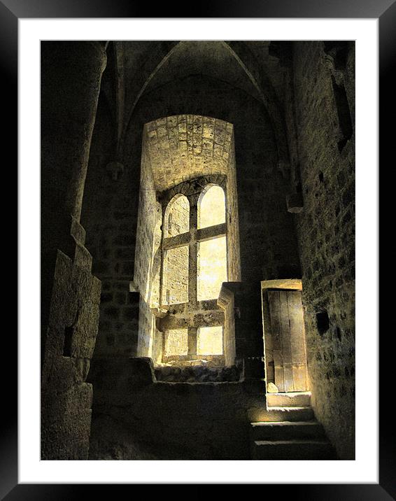 The Castle's Hidden Room Framed Mounted Print by Jacqi Elmslie