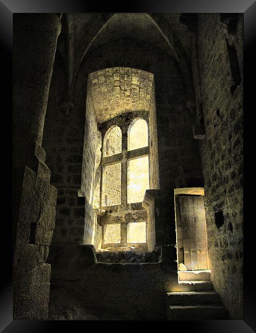 The Castle's Hidden Room Framed Print by Jacqi Elmslie