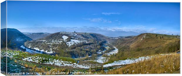 Monsal Dale panorama Canvas Print by Colin Chipp