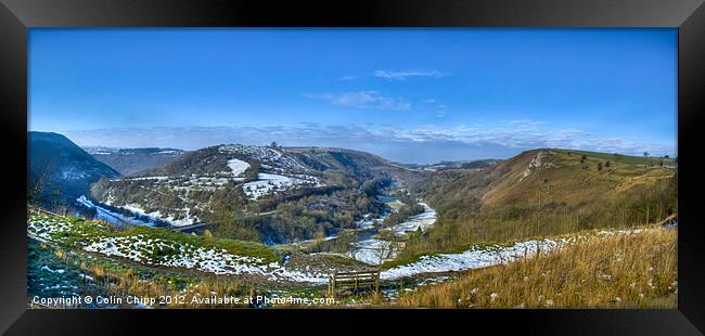 Monsal Dale panorama Framed Print by Colin Chipp