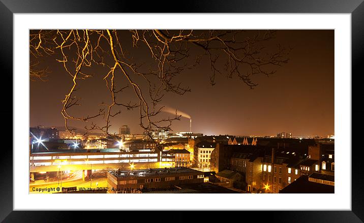 Views Of Nottingham City Framed Mounted Print by Elaine Whitby