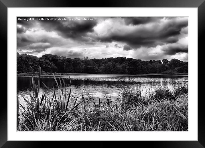 Upper Lake Framed Mounted Print by Rob Booth