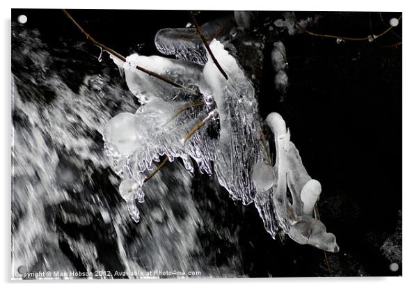 Ice Falls Acrylic by Mark Hobson