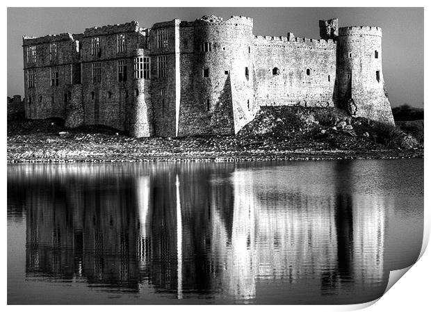 Carew Castle Pembrokeshire Print by Steve Purnell
