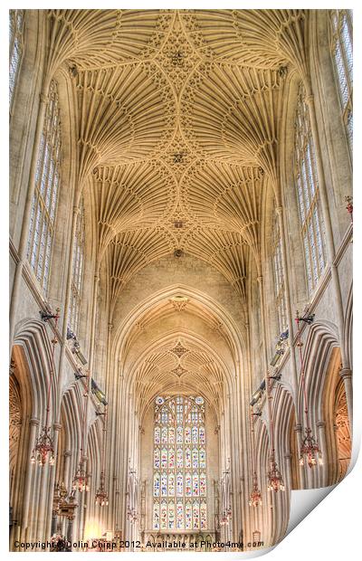 Bath Abbey Print by Colin Chipp