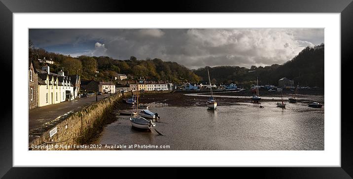 Fishguard Harbour Framed Mounted Print by Creative Photography Wales