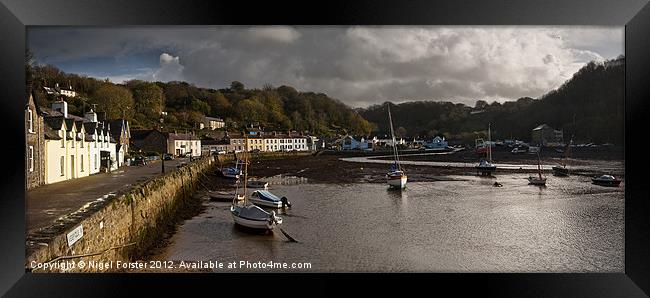 Fishguard Harbour Framed Print by Creative Photography Wales