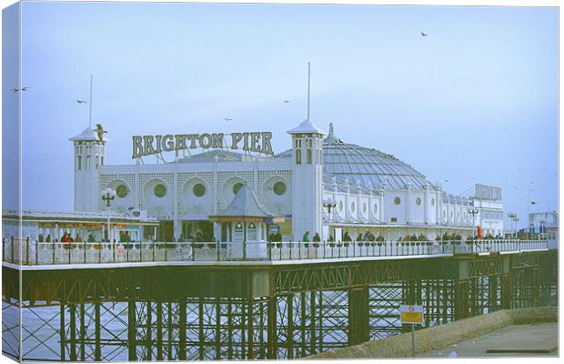 Brighton Pier Canvas Print by Tom Styles