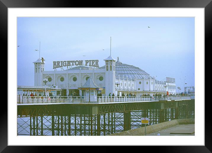 Brighton Pier Framed Mounted Print by Tom Styles