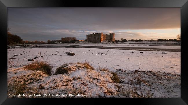 Carew Castle Framed Print by Creative Photography Wales
