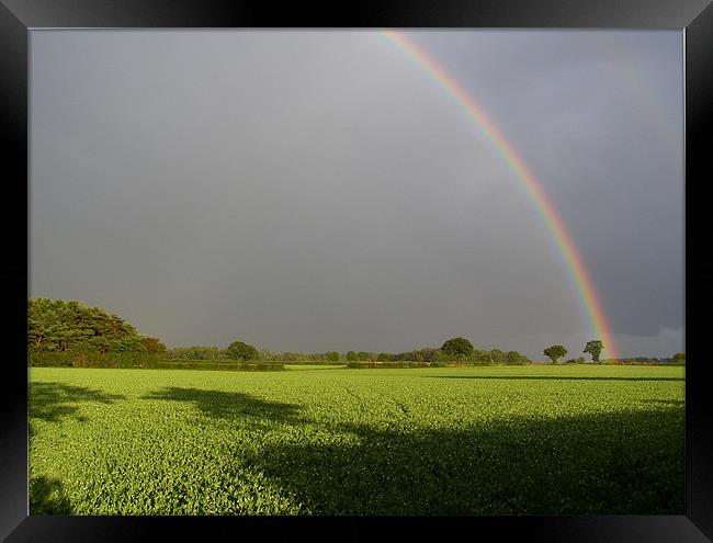Norfolk Rainbow Framed Print by Paul Holman Photography