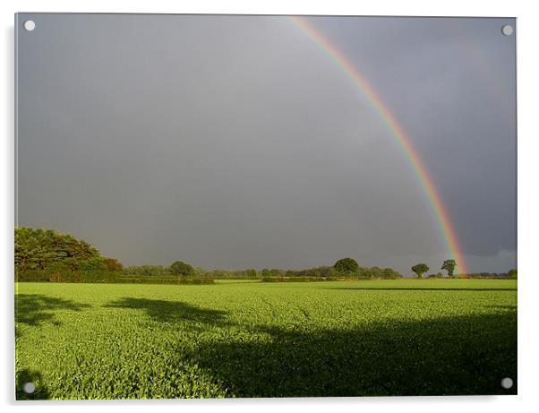 Norfolk Rainbow Acrylic by Paul Holman Photography
