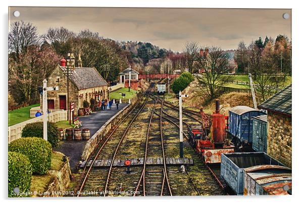 Beamish Railway Acrylic by Liam Ellis