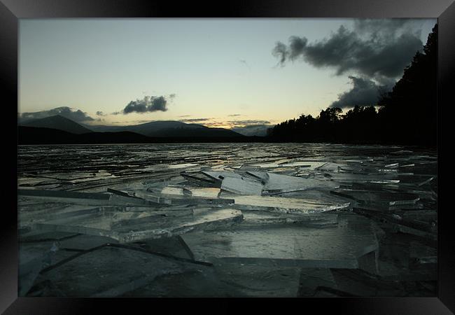 Icy Loch Morlich Framed Print by James Buckle