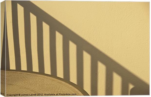 Shadows On The Wall Canvas Print by James Lavott