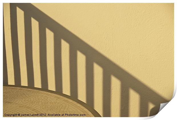 Shadows On The Wall Print by James Lavott