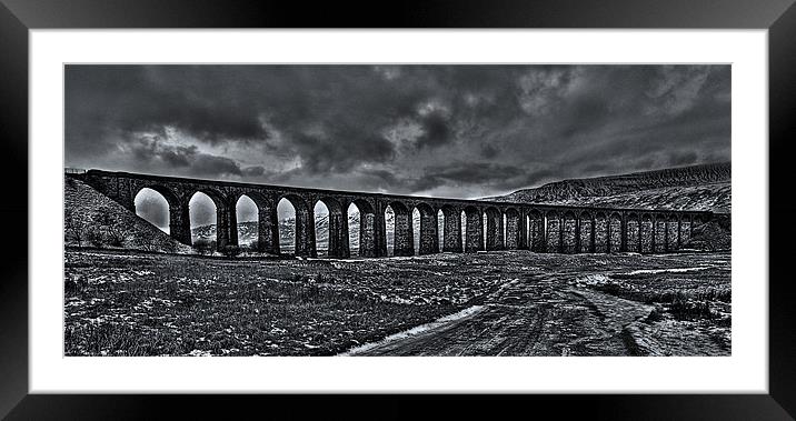 Settle To Carlisle Viaduct Framed Mounted Print by Paul Mirfin