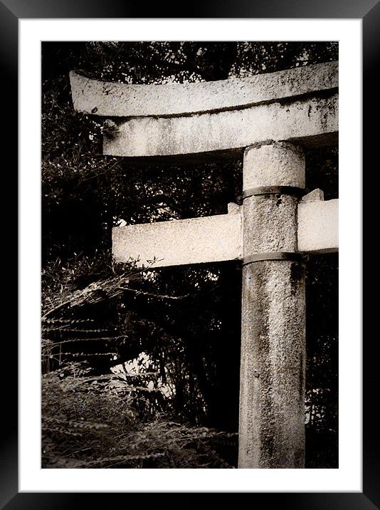 Torii Framed Mounted Print by Mary Lane