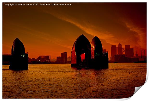 Londons Burning Print by K7 Photography