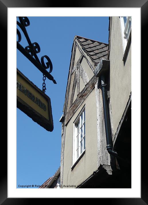 The Shambles in York Framed Mounted Print by Robert Gipson