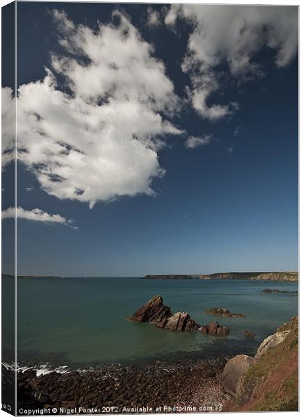 Hoopers Point Canvas Print by Creative Photography Wales
