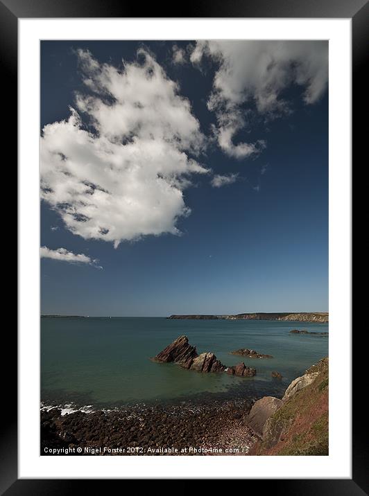 Hoopers Point Framed Mounted Print by Creative Photography Wales