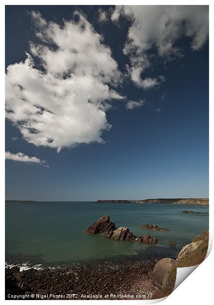 Hoopers Point Print by Creative Photography Wales