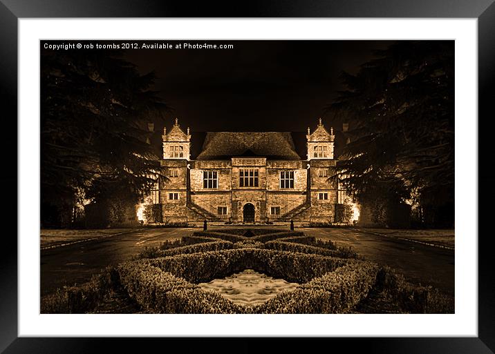 A PALACE VIEW Framed Mounted Print by Rob Toombs