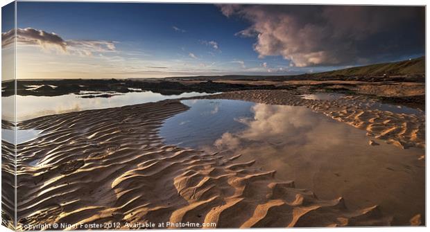Freshwater reflections Canvas Print by Creative Photography Wales