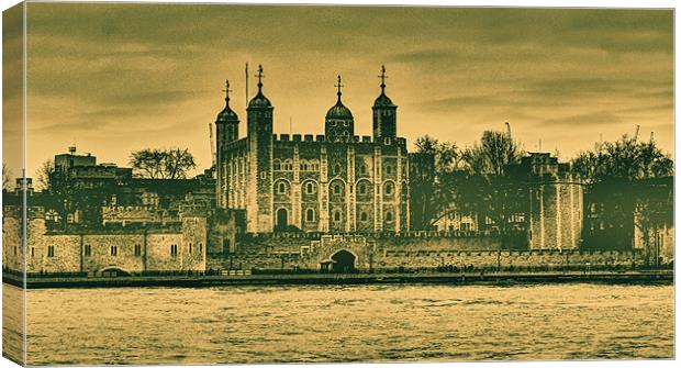 Tower of London Canvas Print by Sara Messenger