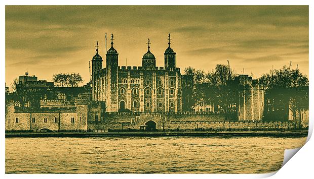 Tower of London Print by Sara Messenger