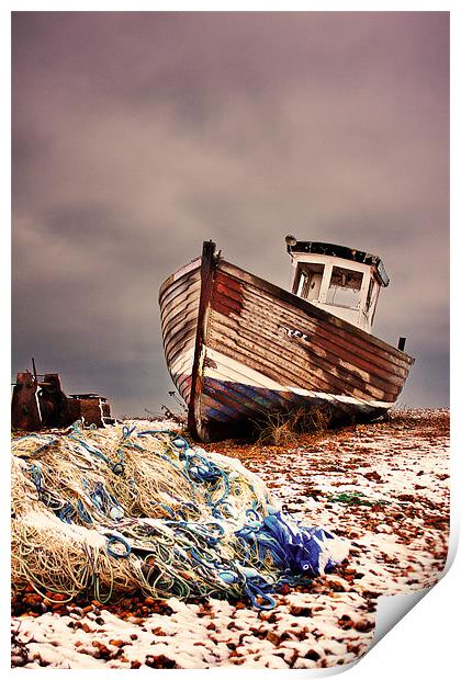 Fishing Boat Print by Phil Clements