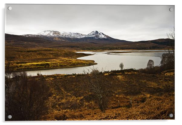Scotland in February Acrylic by Jacqi Elmslie
