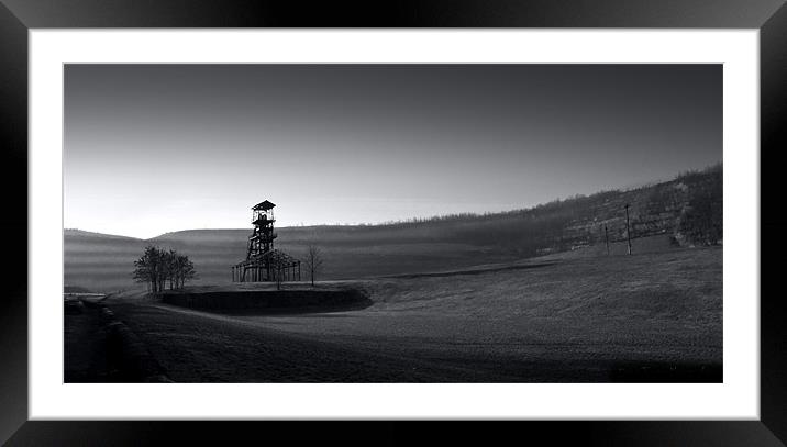 Old Mine Shaft Framed Mounted Print by Pierre TORNERO