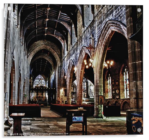 St Nicholas's Cathedral Acrylic by John Ellis