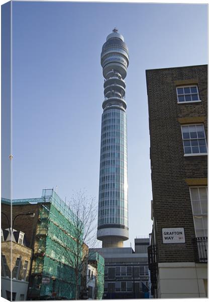 BT Tower Canvas Print by David French
