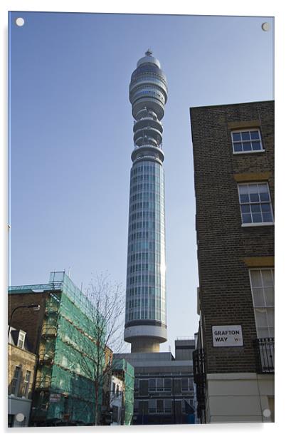 BT Tower Acrylic by David French