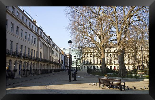 Fitzroy Square Framed Print by David French